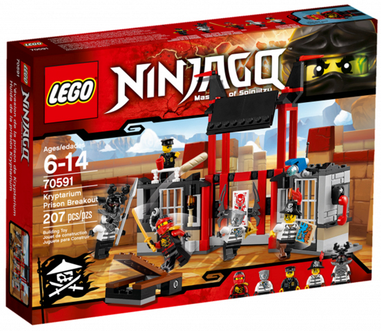 LEGO Ninjago Ontsnapping Uit de Kryptarium Gevangenis - 70591 BEVAT ALLEEN TWEE BOEF-FIGUREN