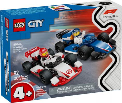 LEGO City F1 Williams Racing en Haas F1 racewagens - 60464-NEW