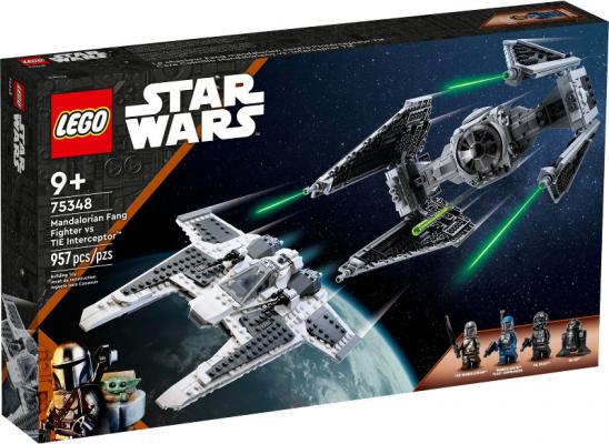 LEGO Star Wars Mandalorian Fang Fighter vs TIE Interceptor - 75348-NEW