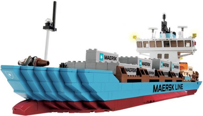 LEGO Sculptures Maersk Line container schip - 10152