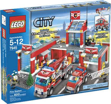 LEGO City Hoofdkwartier Brandweer - 7945