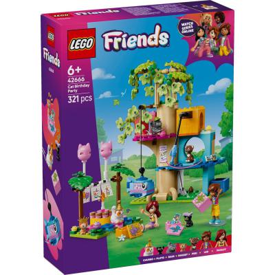 LEGO Friends Kattenverjaardagsfeestje en boomhut - 42666