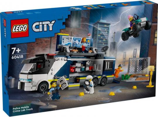 LEGO City Politielaboratorium in truck - 60418-NEW