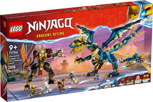 LEGO Ninjago Elementdraak vs. de mecha van de keizerin - 71796-NEW