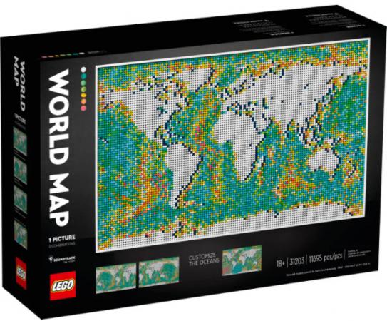 LEGO Art Wereldkaart